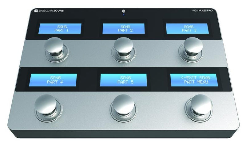 Singular Sound MIDI Maestro Foot Controller with Screens - MIDI-MAESTRO-USA