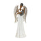 Serene Angel Figurine with Musical Instrument Accent (Set of 3)