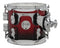 PDP Concept Maple 7x8 Suspended Tom Drum - Red to Black Fade Lacquer w/ Chrome