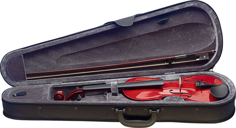 Stagg Classic 4/4 Violin with Soft Case - Red - VN4/4-TR