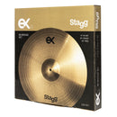 Stagg 16" Crash, 20" Ride & 14" Hi-Hat B8 Cymbal Set w/ Gig Bag  - EXK SET