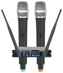VocoPro Dual Channel UHF Wireless Microphone System - UHF-28-10