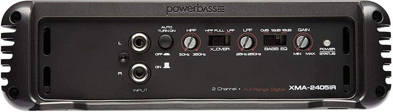 PowerBass XMA-2405IR 400 Watt 2-Ohm Full Range Digital Amplifier