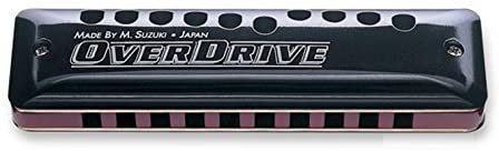 Suzuki Overdrive 10 Hole Diatonic Harmonica - Key Bb - MR-300-BB-U