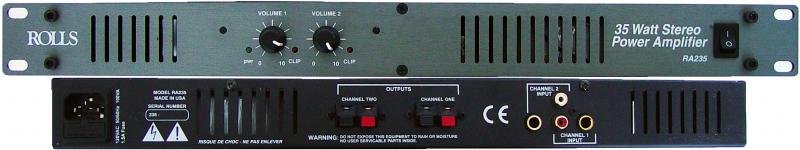 Rolls RA235 Stereo 35W/Ch Power Amplifier