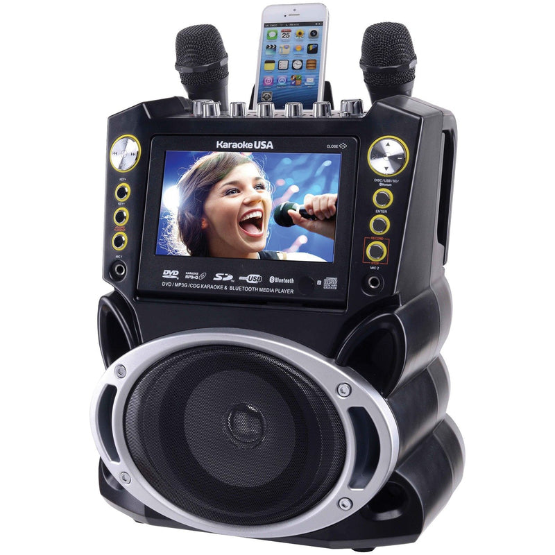 Karaoke USA Bluetooth Karaoke Machine - GF844