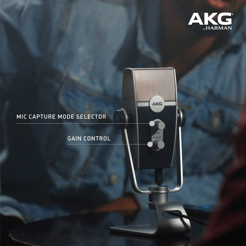 AKG Pro Audio Lyra Ultra-HD Multimode USB Microphone - AKG C44-USB