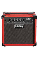 Laney 15 Watt Bass Guitar Combo Amplifier w/ 2 x 5" Woofers - Red - LX15B-RED