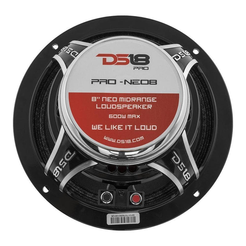 DS18 PRO 8" 600 Watts 4 Ohm Neodymium Mid-Range Loudspeaker - PRONEO8