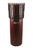 Tycoon Percussion Ngoma Drum with Traditional Dark Brown Finish - TDD-NGDSI