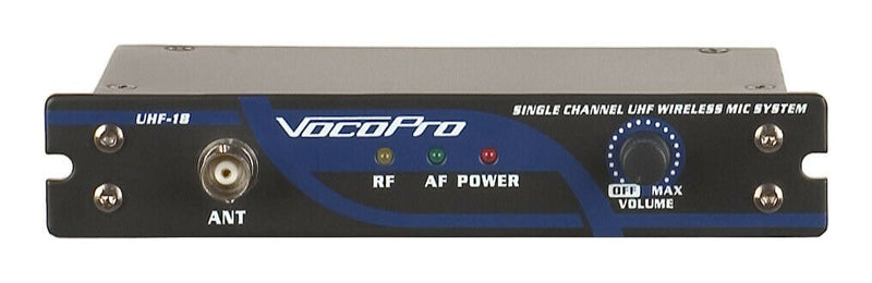 VocoPro Single Channel UHF Wireless Mic System - UHF-18-N