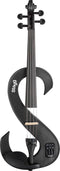 Stagg 4/4 S-Shaped Black Electric Violin Set w/ Soft Case & Headphones