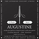 Augustine 12 Pack Classic/Black Low Tension Nylon Guitar Strings - HLSETBLACKPK