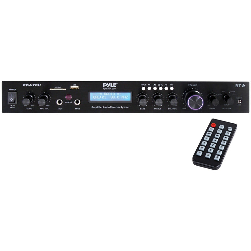 Pyle Home Theater Audio Receiver with Bluetooth - PDA7BU