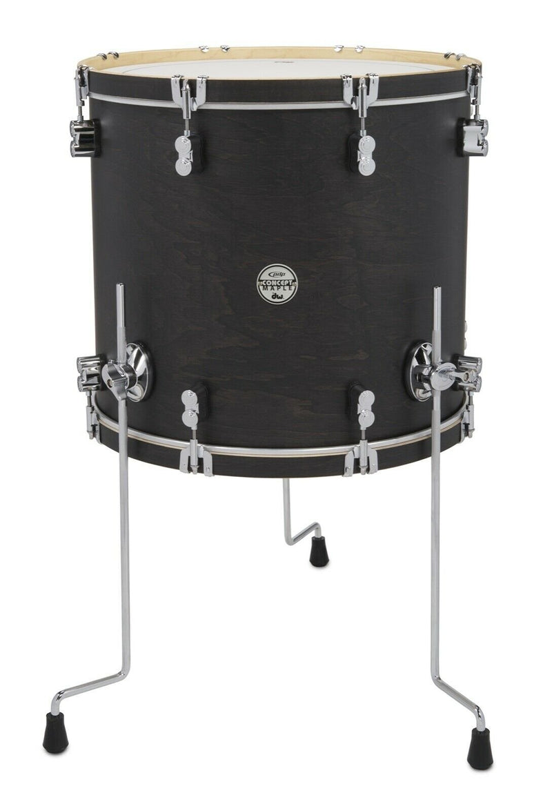 PDP Concept Classic 16x18 Floor Tom - Ebony Stain - PDCC1618FTES