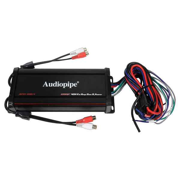 Audiopipe Marine Micro 4 Channel Amplifier 400 Watts APTV-600.4