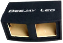 DeeJay LED Double 10" Square Woofer Empty Car Speaker Box - Black