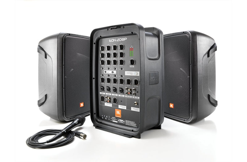 JBL EON208P - Personal Powered PA System with 8-Channel Mixer and Bluetooth