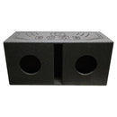 Qpower Dual 6.5 Box Vented QBOMB with Spray liner QBOMB65V