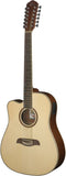 Oscar Schimdt 12 String Lefty Electric Acoustic Guitar - Natural - OD312CELH