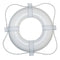 Taylor Made Foam Ring Buoy - 24" - White w/White Grab Line 361