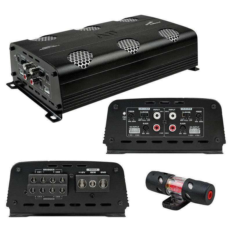 Audiopipe 4 Channel Compact Amplifier 1800 Watts APMOX-450.4