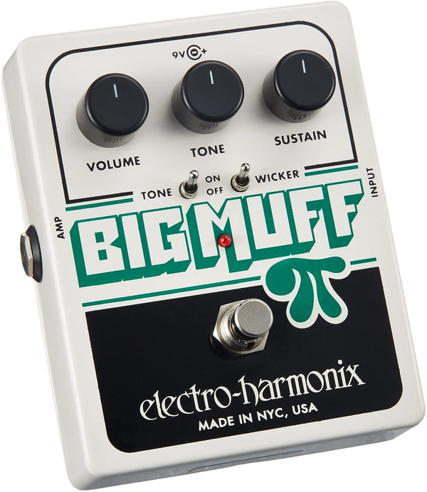 Electro-Harmonix Big Muff Pi With Tone Wicker Fuzz & Distortion Guitar Pedal