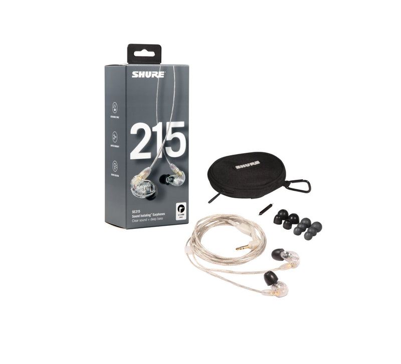 Shure Professional Sound Isolating Earphones - SE215-CL