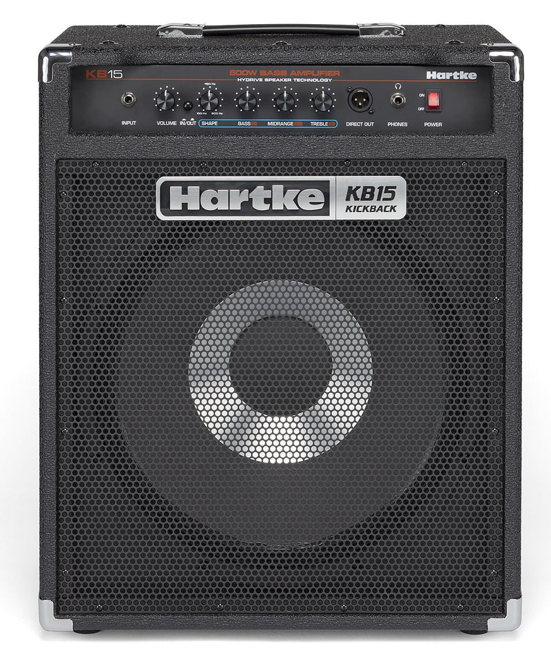 Hartke Kickback KB15 Bass Amp Combo 500 Watts Lightweight Class D Design 15"