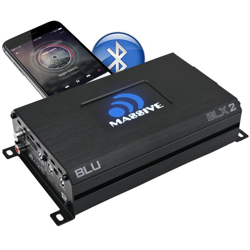 Massive 120 Watts X 2 RMS @ 4 Ohm Full Range Bluetooth Amplifier - BLX2