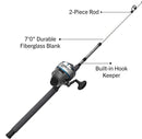 Zebco 808 Saltwater Spincast Reel Fishing Rod Combo 7 ft 808JSF702MHNS3