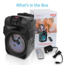 Pyle Portable Bluetooth PA Speaker & Microphone System w/ LED Lights - PPHP844B