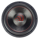 Massive Audio GTX124 12" 700 Watts RMS Dual 4 Ohm Subwoofer