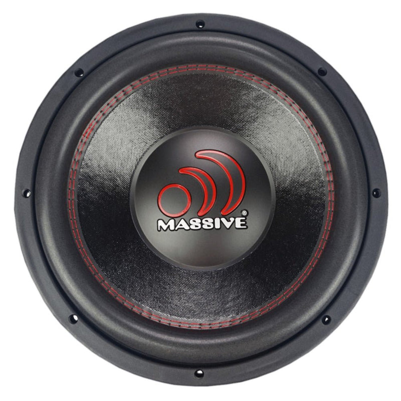 Massive Audio GTX124 12" 700 Watts RMS Dual 4 Ohm Subwoofer