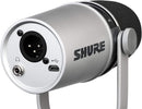 Shure MV7 Pro XLR/USB Microphone Broadcast Podcast Bundle - Silver