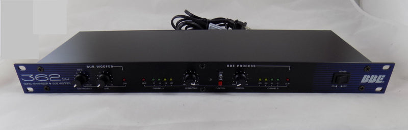 BBE 362SW Sonic Maximizer w/ Subwoofer Control MINT & Made in USA