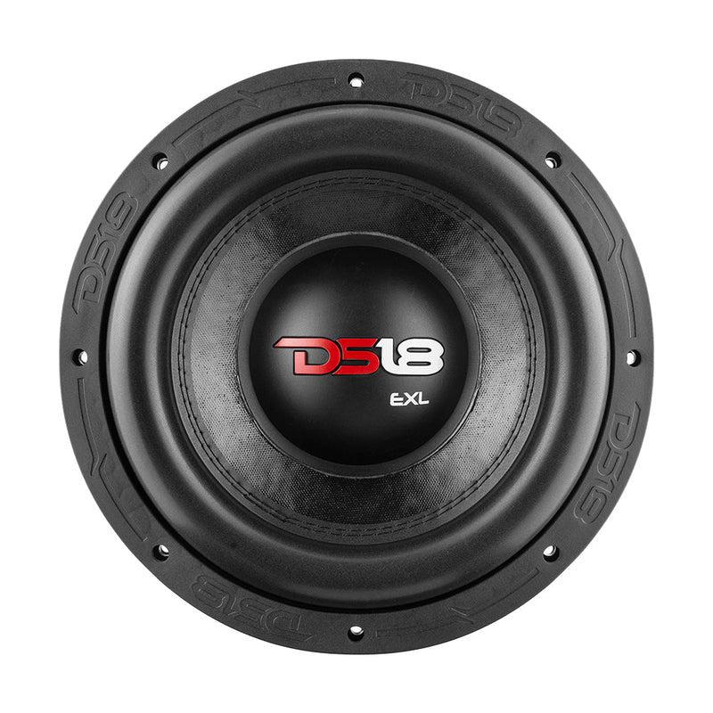 DS18 EXL-X102D 10" Dual 2 Ohm 1200 Watt High-Performance Subwoofer