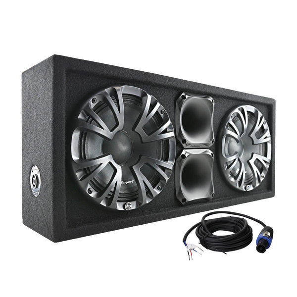 Audiopipe Dual 8" Subwoofer Enclosure - 500W Max AP-CHU-82