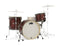PDP Concept Classic 3-Piece Shell Drum Pack - Ox Blood/Ebony Hoops - 13/16/22