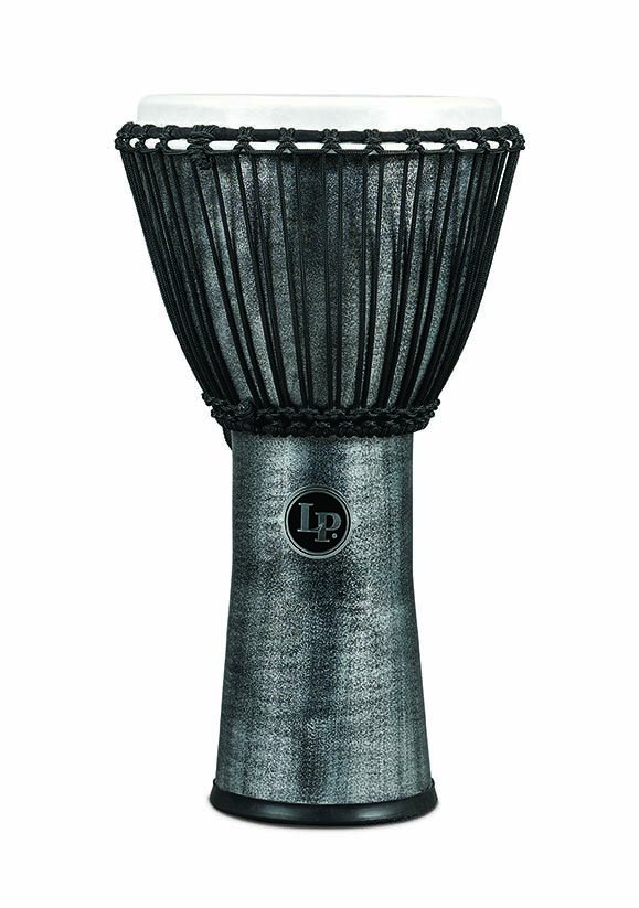 Latin Percussion World Beat FX 11” Rope Tuned Djembe - Grey - LP724G