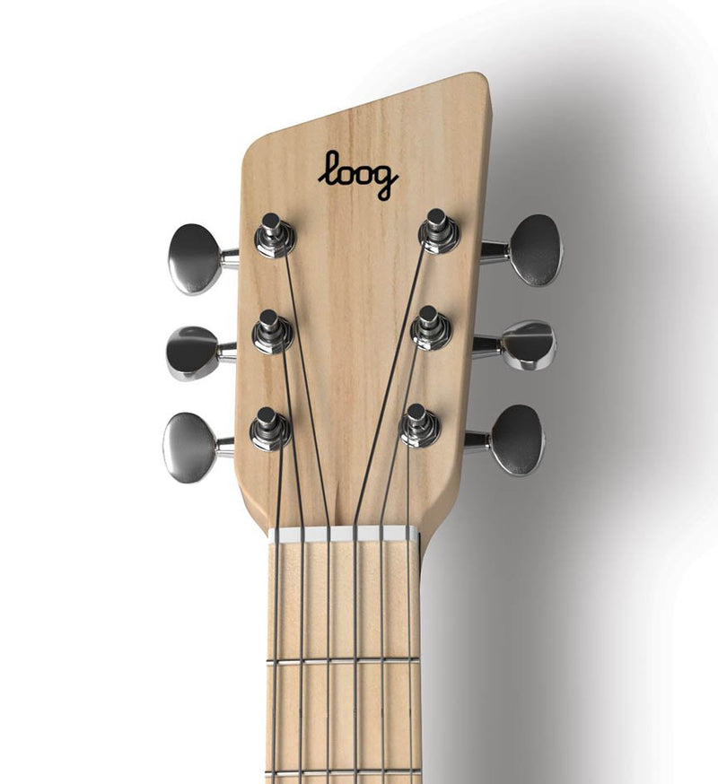 Loog Pro VI Children's Acoustic Guitar - Green -  LGPRVIAG