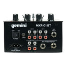 Gemini 2-Channel Professional DJ Mixer with Bluetooth Input - MXR-01BT