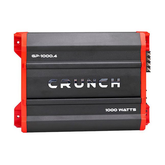 Crunch Ground Pounder Amplifier 2ch x 500 Watts Max @ 4 Ohms Bridged GP-1000.4