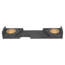 QPower GMC/Chevy Double Cab '14-'22 Dual 10 Empty Woofer Box BQGMC102014DCAB