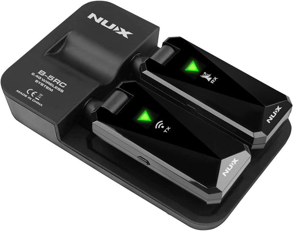 NUX B-5RC Wireless Guitar System for All Types of Guitar w/ Active or Passive Pi