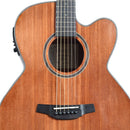 Crafter Silver 100 Jumbo Cutaway Acoustic Electric Guitar - Brown - HJ100-CE-BR