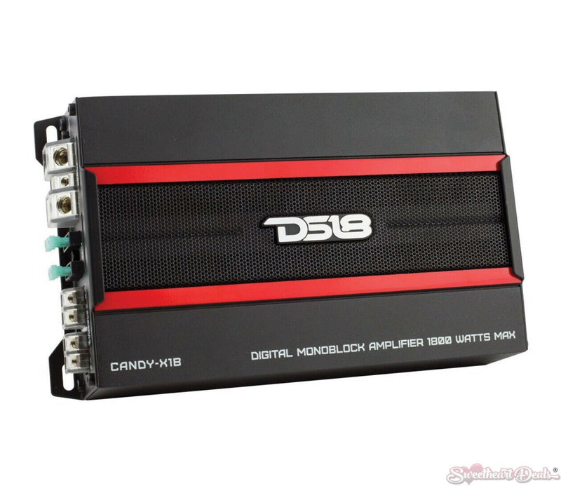 DS18 CANDY-X1B Black 1800 Watts Max Digital Monoblock Class D Amplifier