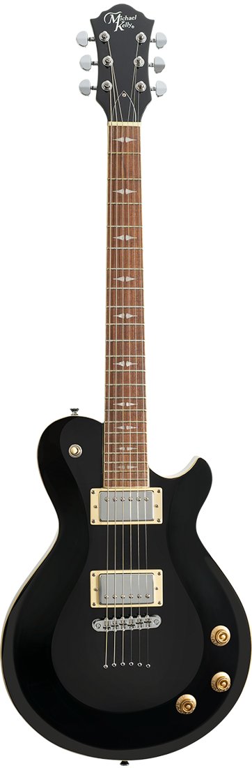 Michael Kelly Patriot Decree Standard Electric Guitar - Black - MKPDSGBJRC