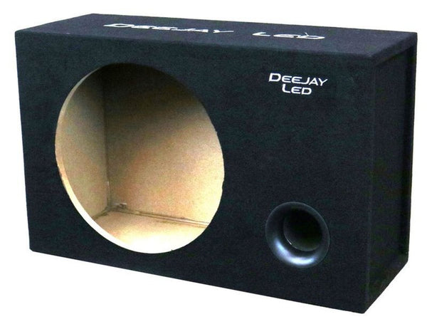 DeeJay Single Empty Ported Car Speaker Box for One 15"  Woofer - New Open Box