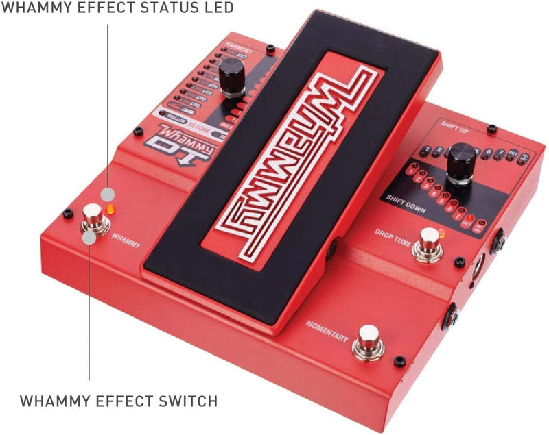 DigiTech Whammy DT Classic Pitch Shift Guitar Pedal with Drop & Raised Tuning